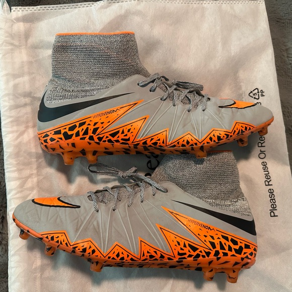 Nike Hypervenom Wolf Grey Orange main image 5